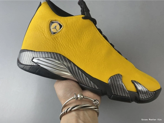 GOLD BQ3685-706 AIR UNIVERSITY RETRO 14 JORDAN 0728